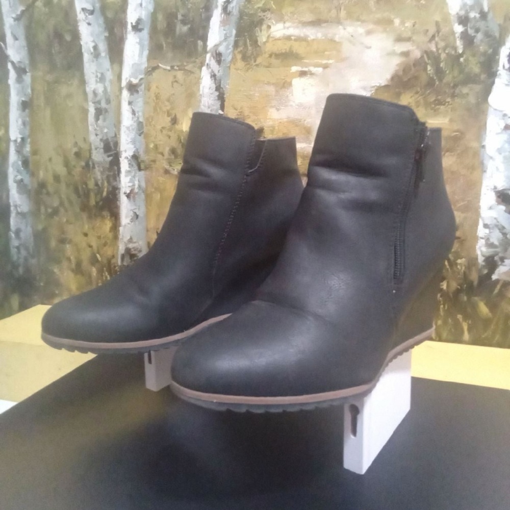 SOUL Naturalizer side-zip Ankle Boots/booties
